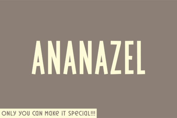 Ananazel: The Script Handwritten Font for Bold Branding
