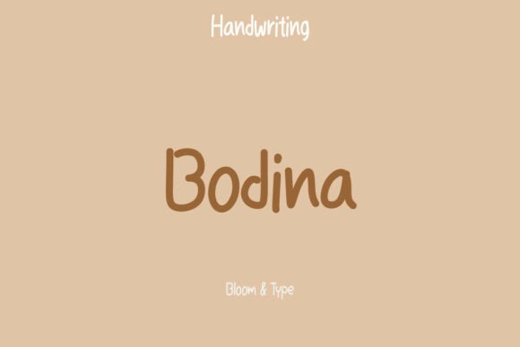 Bodina Font: Elevate Your Brand with Playful Script
