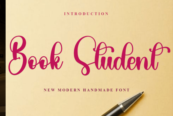 Book Student Typeface for Editorial Design