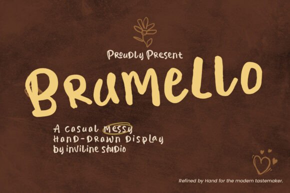 Brumello Typeface for Elegant Branding