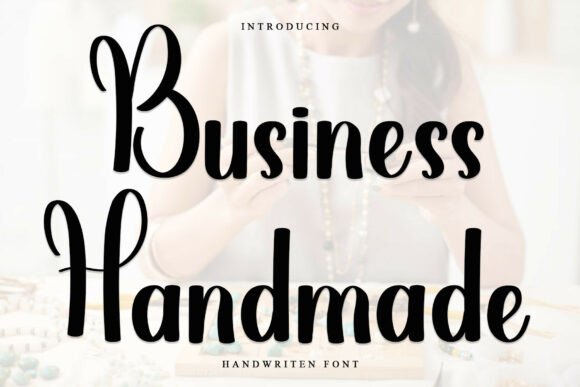 Business Handmade Typeface for Festive Campaigns