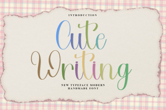 Cute Writing Font for Friendly Branding