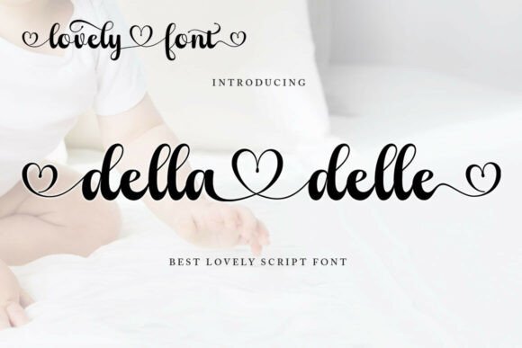Della Delle: A Script Handwritten Font for Romantic Campaigns