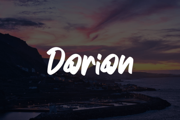 Dorion Font Review: Elegant Script for Designers