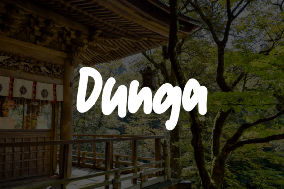 Dunga: The Modern Script Font for Crafters