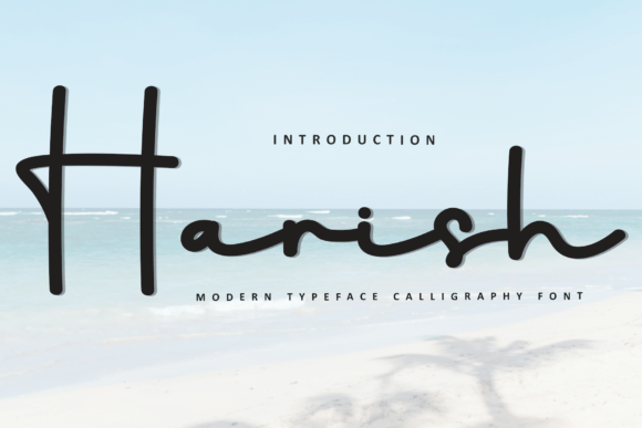 Harish: A Soft Script Handwritten Font for Editorial Design
