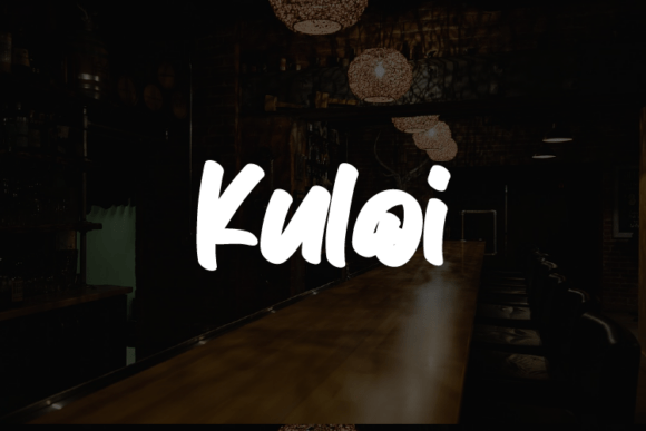 Kuloi Font for Authentic Small Business Branding