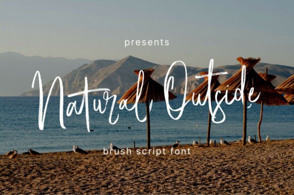 Natural Outside Font for Authentic Branding