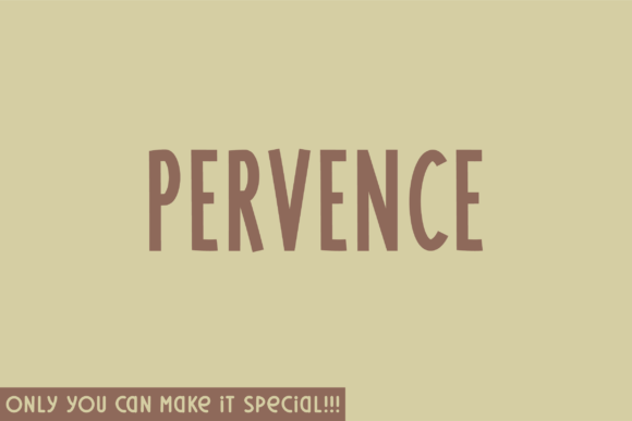 Pervence Font: Authentic Script for Branding