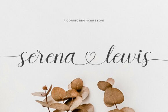 Serena Lewis: A Script Handwritten Font for Editorial Design
