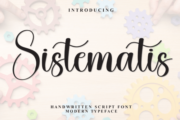 Sistematis: A Script Handwritten Font for Digital Design