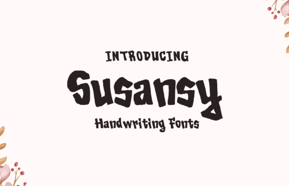 Susansy: A Sweet Handwritten Font for Makers