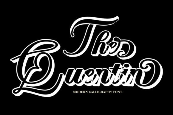 The Quentin: A Luxurious Script Font for Campaigns