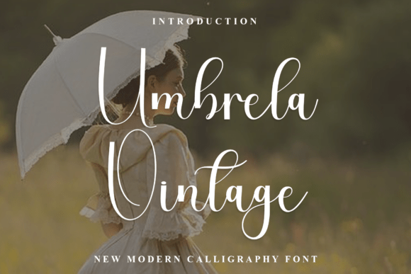 Umbrela Vintage: A Warm Script Font for Creative Projects