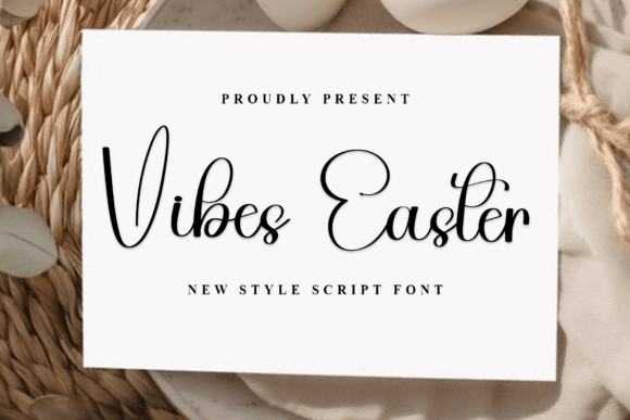 Vibes Easter Font for Warm Brand Identity