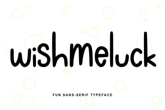 Wishmeluck Font for Makers and Sellers